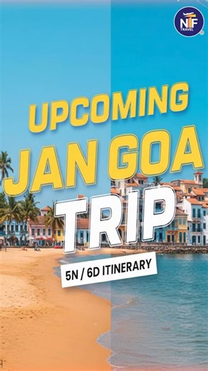 NTF Travel on Instagram: "Sun, sand & stories waiting in Goa 🌴☀️ North + South Goa • Dudhsagar Waterfall • Chill leisure day 5N/6D Goa package — book before it’s gone 📞🔥 💎 Why NTF 📌 Best deals • Fast service • Zero stress Just tell us where you want to go — Baaki sab NTF sambhal lega. 📞 Book Now Call: 07707860108 | 01835015353 💬 WhatsApp: https://wa.me/917707860108 🌐 Website: ntftravel.com #NTFTravel #TravelOffer #goatrip #travelindia #goaitinerary #BudgetTravel #LuxuryTravel"