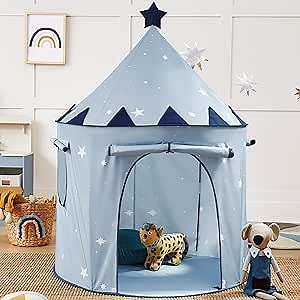 Tiny Land Kids Play Tent, Pop-Up Cute Toddler Tents, Portable Baby Tent for Indoor Fun & Imagination