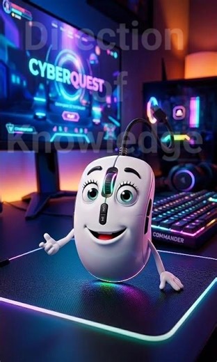 Computer Mouse, Keyboard and Pendrive Talking.