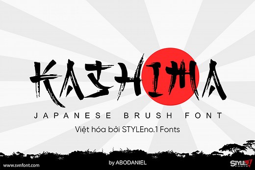 [Miễn phí] SVN-Kashima Brush - Việt hóa - STYLEno.1 Fonts