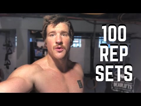 100-Rep Sets for Massive Shoulders - Dumbbell Bodybuilding