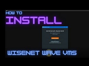 How to install Wave VMS by Hanwha Techwin
