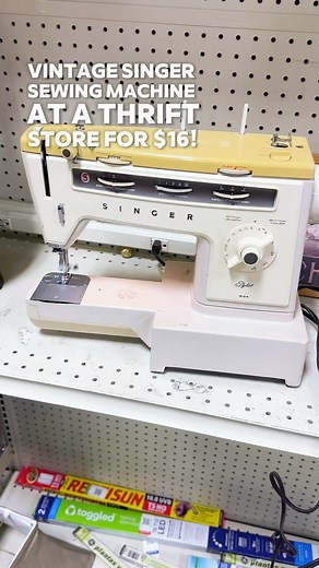 Brandon Hayden on Instagram: "I found a vintage Singer Stylist 534!朗 & its in working condition! I’m excited to try out a few projects on this! One thing I haven’t figured out yet, is how to backstitch. or if it even does that… But I’ll figure it out LOL. #sewing #handmade #menwhosew #sewistsofinstagram #fashiondesign #sew #thriftflip #atlanta #thrifting #memade #patterndrafting #diy"