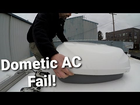 Dometic AC Compressor won't start. How to replace a start capacitor-Rv Tech Tips