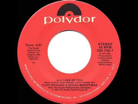 1986 Cliff Richard & Sarah Brightman - All I Ask Of You