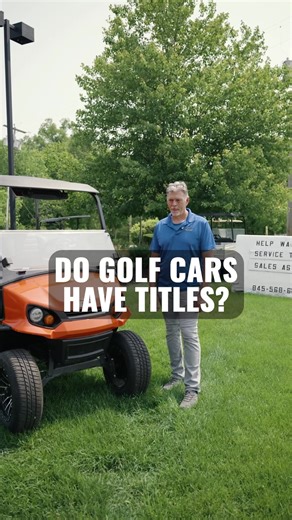 Do Golf Carts Require Titles for Ownership?