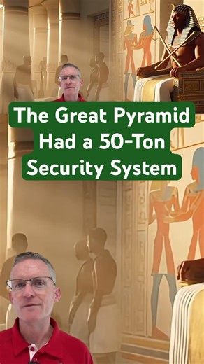 The Great Pyramid Had a 50-Ton Security System