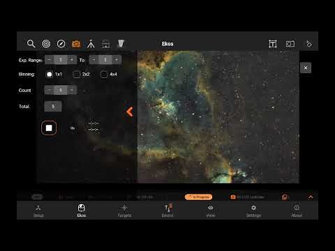 StellarMate App Dark Library