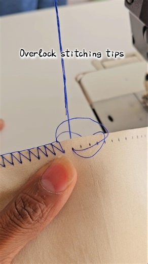 amazing Overlock stitching tips for beginners | how to sew an Overlock stitching #handstitch