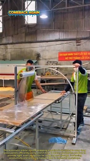 mazing Automatic Orbital Stretch Wrapping Machine