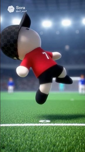 Mini CR7 Scores an UNREAL Goal! ⚽🔥 #shorts