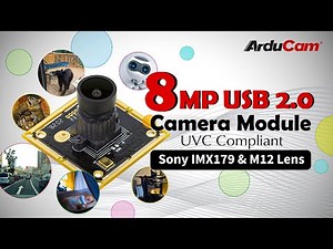 USB 2.0 Camera Module w/ Sony IMX179 & M12 Lens (for Pi, Jetson Nano, Xavier NX, etc.)