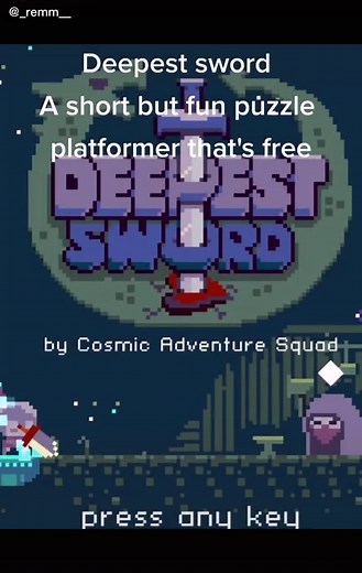 Deepest Sword: Free Puzzle Platformer Game