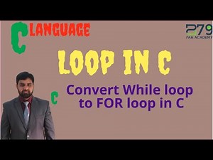 convert while loop to for loop c++