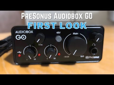 PreSonus AudioBox GO - First Look - Ultra Compact 2x2 Audio Interface