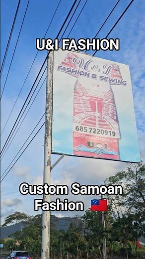 U&I fashion for all your samoan custom clothing #samoa