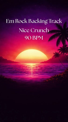 Em Guitar Backing Track - 90 BPM #guitarjam #backingtrack #rockbackingtrack #guitarbackingtrack