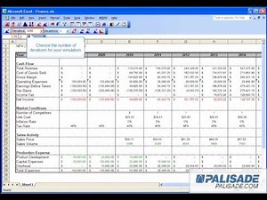 How to Change the Simulation Settings in @RISK