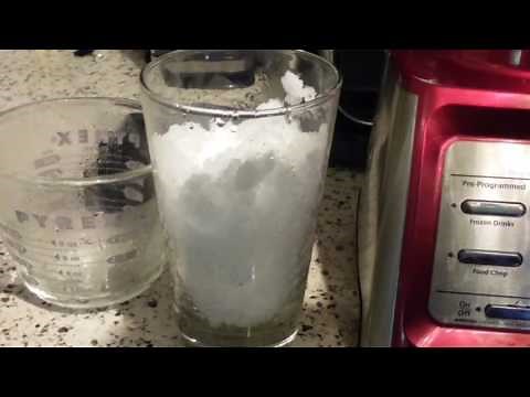 My Oster Dual Action Blender--Ice Crushing Demo
