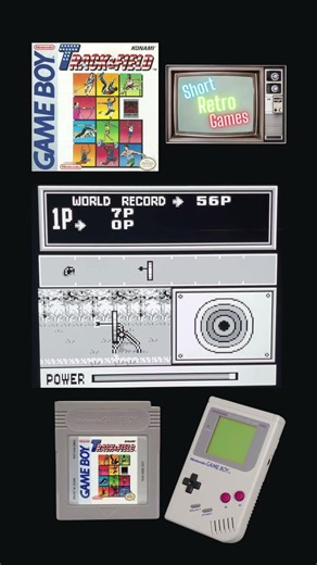 Track & Field (Game Boy) - Swimming + Archery #GamingShorts #Nostalgia #90s #Nintendo #GameBoy