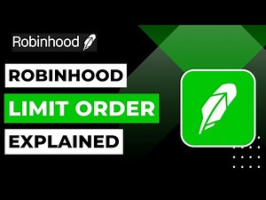 Robinhood Limit Order Explained !