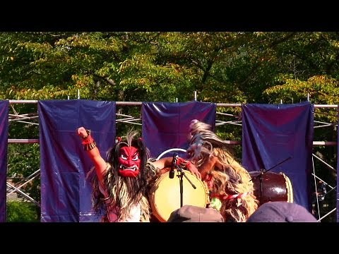 Namahage Taiko Drumming Show | Namahage Satokagura at Michinoku Park Japan