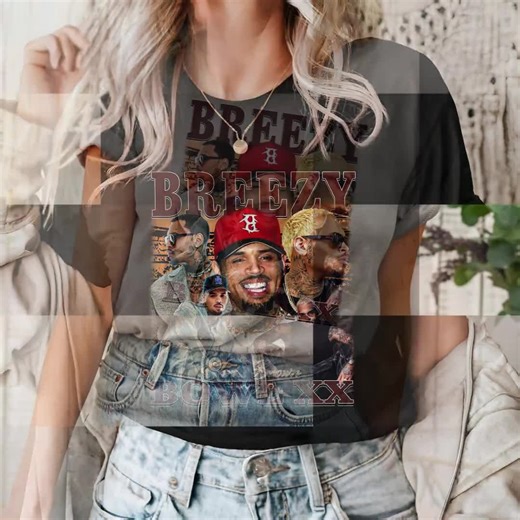 Chris Brown Breezy Bowl XX T-shirt, Chris Brown Album Shirt, Chris Brown Fan Gift, Chris Brown Merch - Etsy