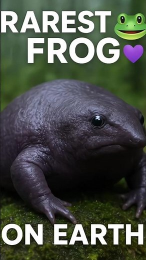 The Rarest Frog on Earth 🐸💜 | Hidden for 130 Million Years #shorts #animals