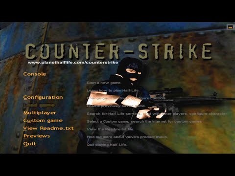 H λ L F - L I F E: Counter-Strike Beta 1.0 (June 19, 1999)