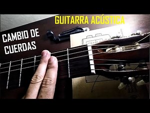 CAMBIO DE CUERDAS | GUITARRA ACÚSTICA | YAMAHA C-70