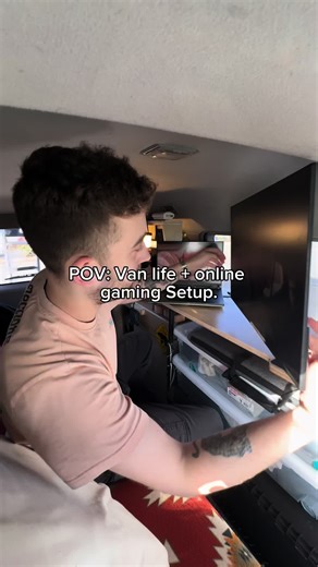 Van Life: Gaming Setup in a Tiny Home on Wheels