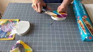 36K views · 442 reactions | Y'all, this is THE easiest and least messy way to decoupage, no glue, no Mod Podge...soooo easy!! Just cheap plastic wrap, a napkin (single ply) or piece of fabric and an iron...that's it!! Oh and some scissors, I also used sand paper but you can just cut closely but sand paper is quicker and gives it a bit of a distressed look :) So fun!! | Hearts & Halos Designs by Sherry | Facebook