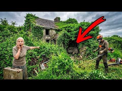 Cut Down a Literal Forest Hiding an Abandoned Cottage Stunning Reveal