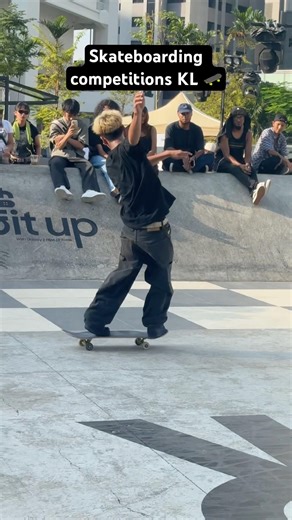 Skateboarding competitions in Kuala Lumpur bringing #kualalumpur #malaysia #skateboarding