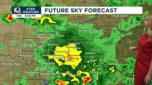 1.1K views · 69 reactions | Raindrops keep falling on my head.  More rain ahead this week + cooler temps.  kten.com/live-stream ⛈ kten.com/weather  KTEN at 6 & 10 #okwx #txwx | Chief Meteorologist Mandy Bailey | Facebook