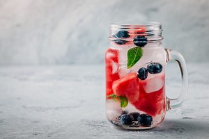 Low Calorie Watermelon Infused Water - Lose Weight By Eating