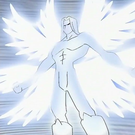 Digimon 01 - Angemon - Evolution - MagnaAngemon