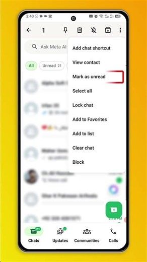 How to Mark Messages as Unread on WhatsApp (Easy Trick)