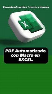 11 reactions | ¿Macros en PDF ? Aprende con nosotros todo lo que...
