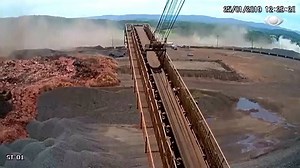 Caught on camera: Terrifying moment of Brazil dam collapse
