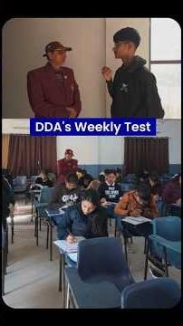 📚✨ DDA Organises Weekly Mock Tests for NDA & CDSE 2026 Aspirants ✨📚