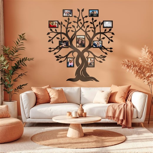 Family Tree Wall Decor, Wooden Family Tree Wall Decor, Family Tree Photo, Family Tree Wall Art, Wood Family Tree, Wood Family Tree Wall Art - Etsy