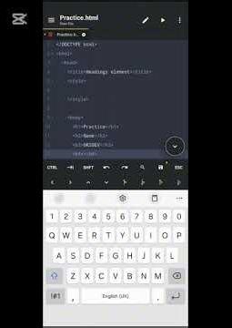 My frontend Refreshment coding from scratch, HTML, Heading Elements
