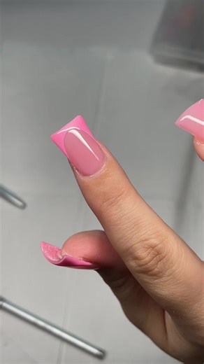 Completely Unedited French Tip Nail Tutorial
