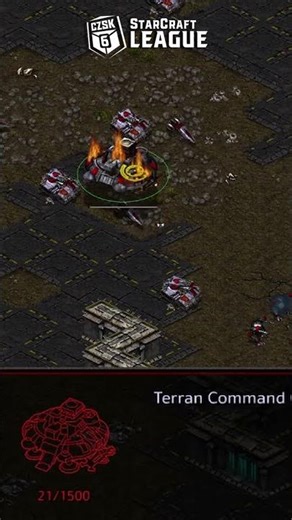 bitva o Command center #czskstarcraft #gaming #starcraft