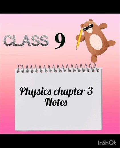 physics chapter 3 notes