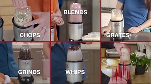 NUTRiBULLET The Original Magic Bullet Blender/Mixer and Food Processor, 200 W, Red