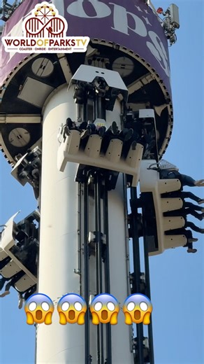 Anubis Free Fall Tower - Plopsaland Deutschland 2026 / Holiday Park Off Ride #shorts #freizeitpark