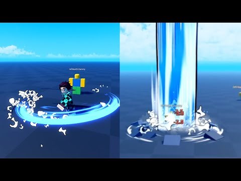Tanjiro Showcase (Water Breathing) - Roblox Studio