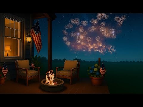 Fireworks Only + Ambient Nature Sounds | 4th of July Relaxation